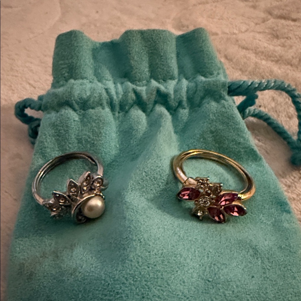 Elegant Silver and Gold Women's Rings